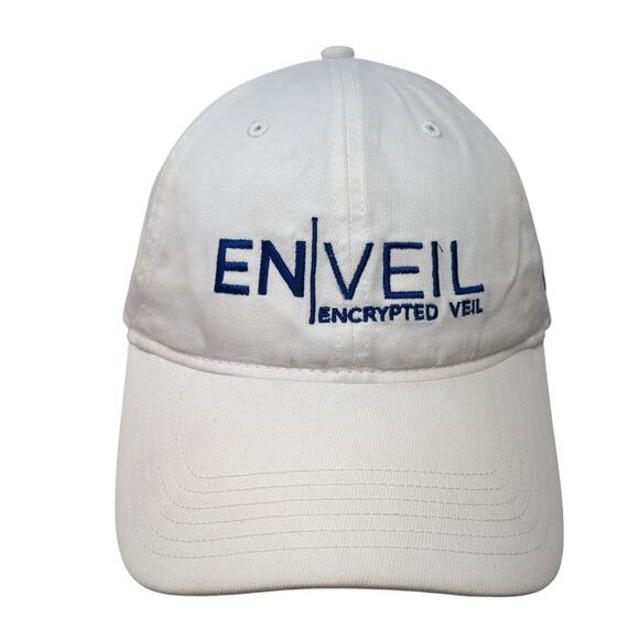 Encrypted Veil Slideback Baseball Cap White One Size Free Fit Under Armour - Picture 1 of 10